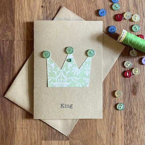 Crown King Card Green