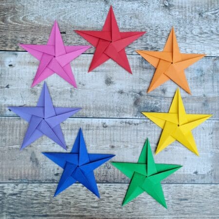 BIG origami star, eco friendly Christmas decorations | The British ...