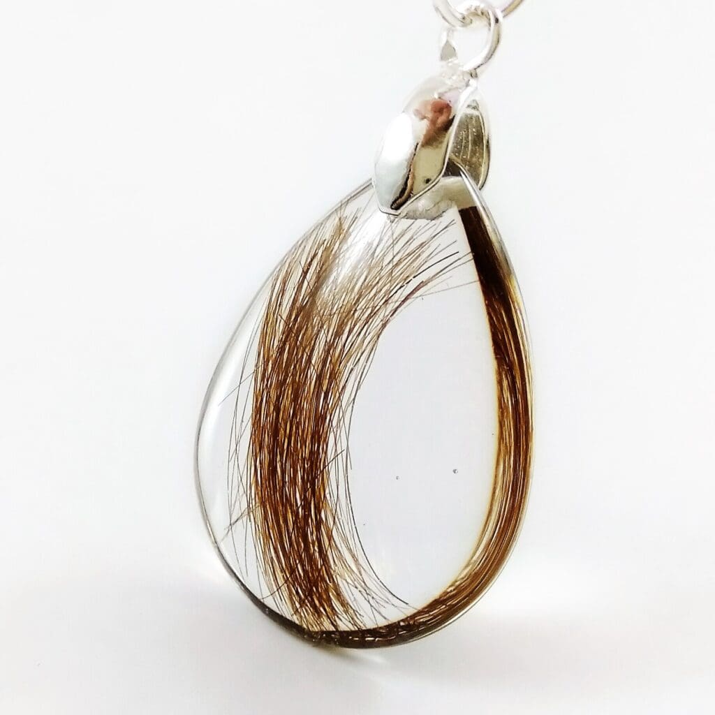 Lock of hair deals keepsake jewelry