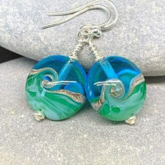Sea Glass Art, Bird Art, Sea Glass Birds and Pebble Art, Aqua Blue &  Turquoise Sea Glass, Ocean Art, Birthday Gift, Beach Lover Gift