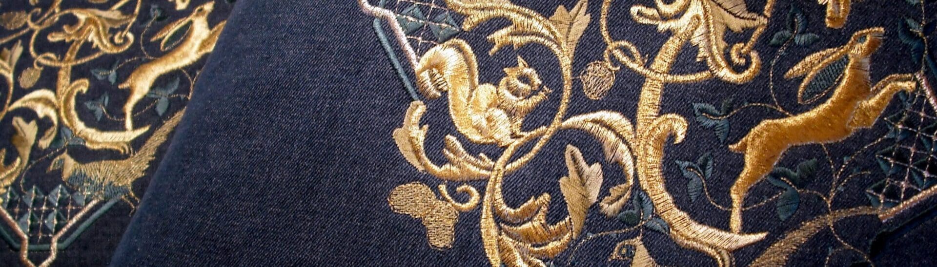 Embroidered GOLD by Pauline
