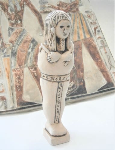 Reproduction Ceramic Ancient Egyptian Shabti Figure
