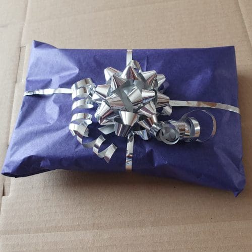 Example gift wrapping