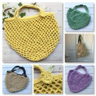 Crochet market bags