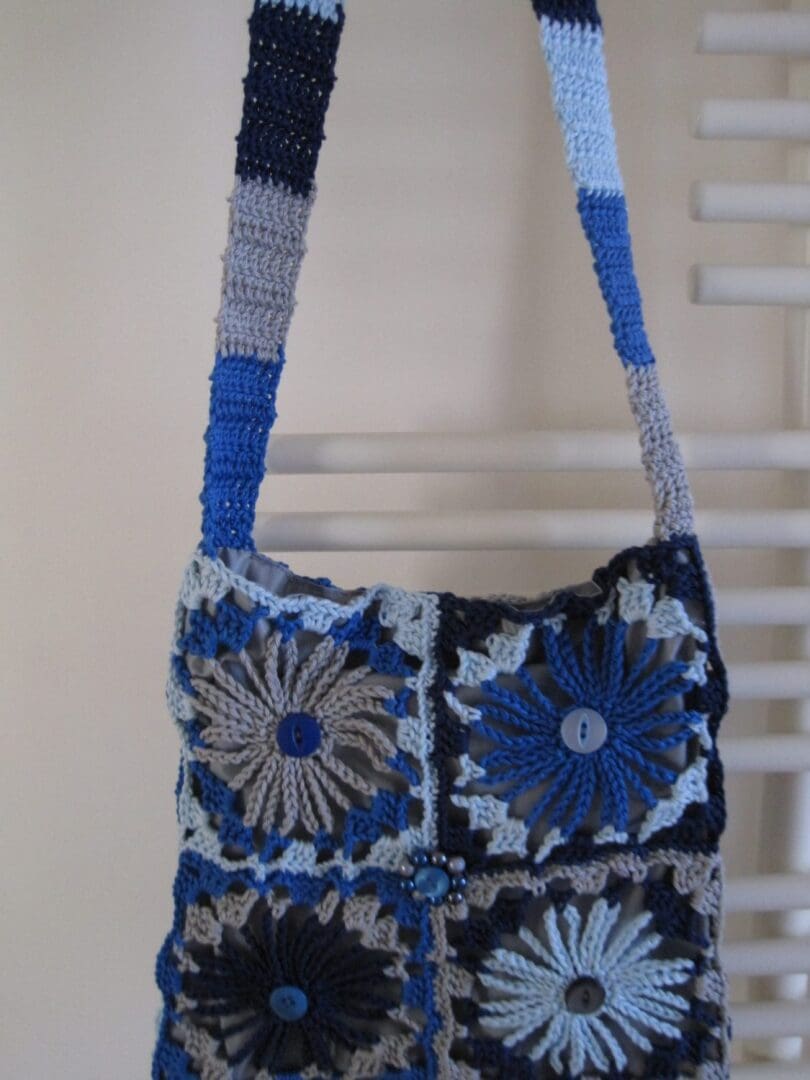 crochet flower bag
