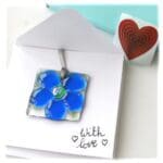 Greeting Card with Hanging Flower £0.00