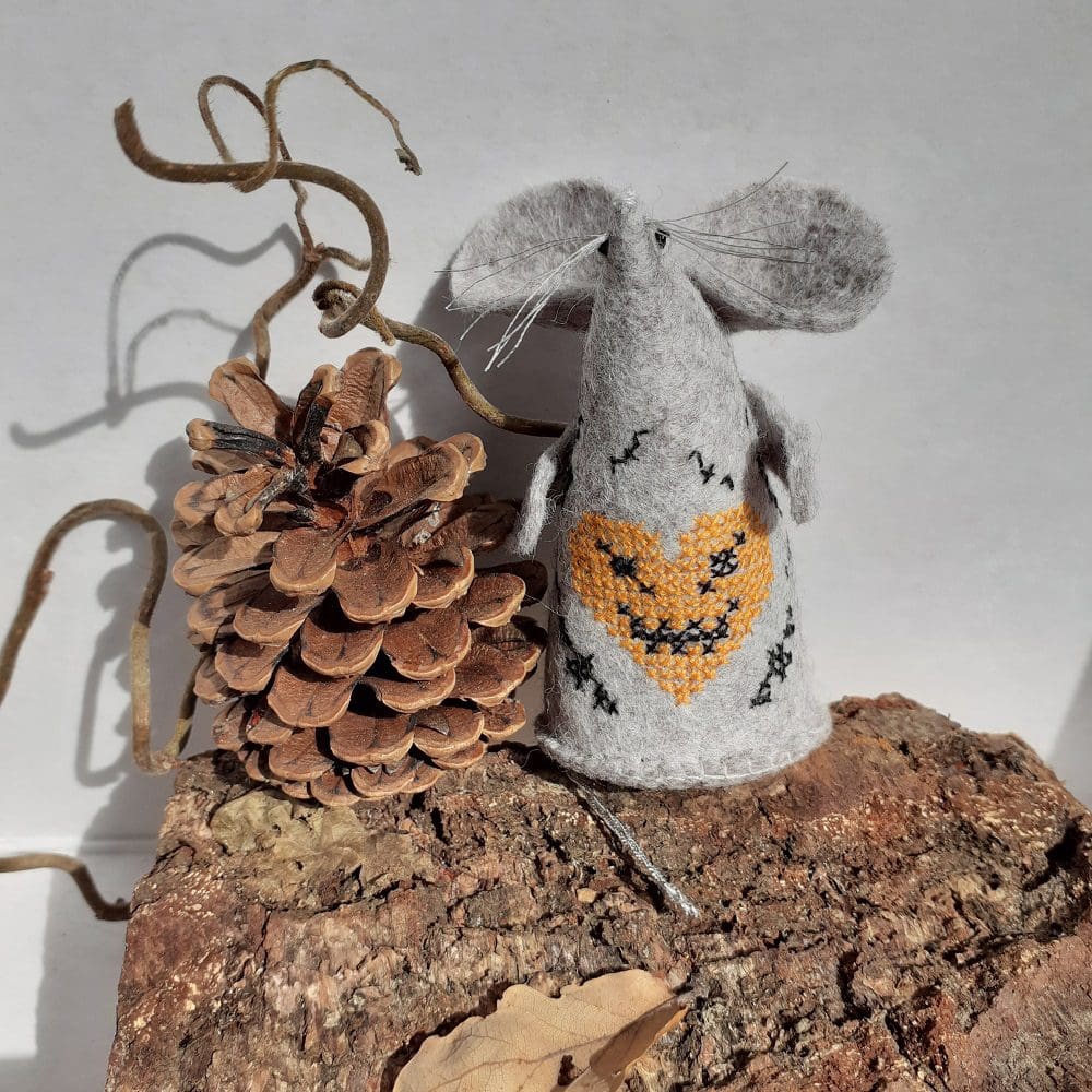 Felt Halloween Mouse