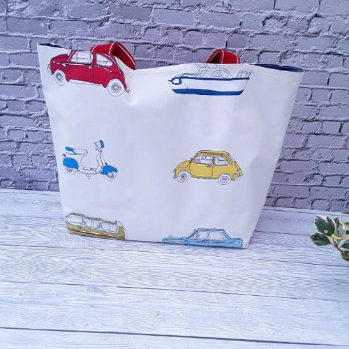 Beach bag, reversible