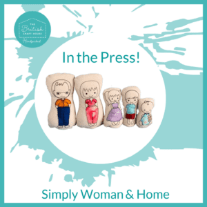 Cariad in Stitches featured in Simply Woman & Home