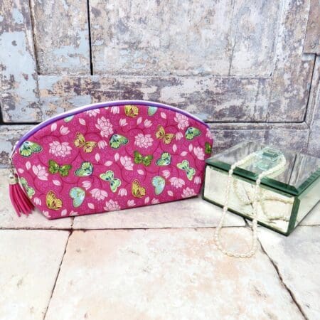 Pink makeup bag | The British Craft House