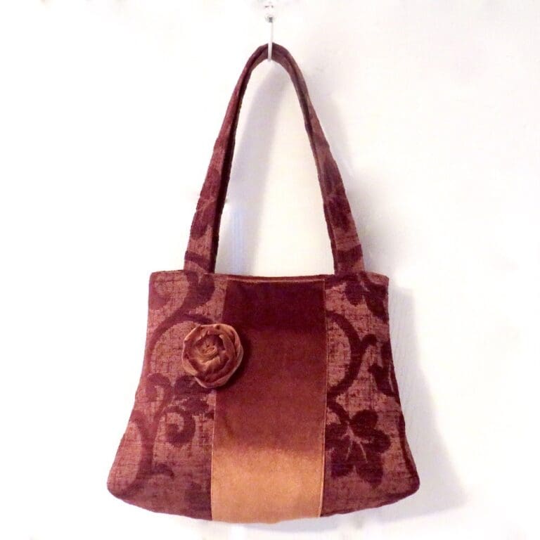 Burnt orange handbag | The British Craft House