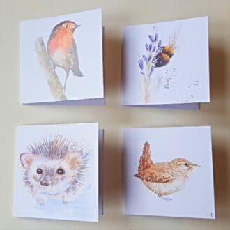Gift cards with wildlife arttwork