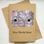 bike card showing personalisation