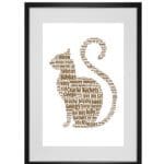 Cat with long tail £0.00