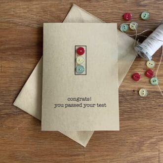 congrats-you-passed-your-test-card-with-hand-sewn-buttons