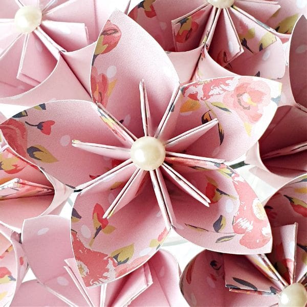origami-paper-flowers-gift-bouquet-pink-1st-wedding-anniversary