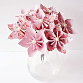 origami-paper-flowers-gift-bouquet-pink-1st-wedding-anniversary