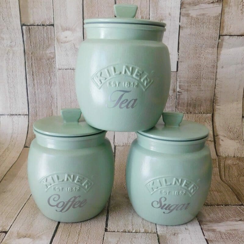 Sage Green Kitchen Canisters