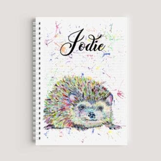 RAINBOW Hedgehog notebook
