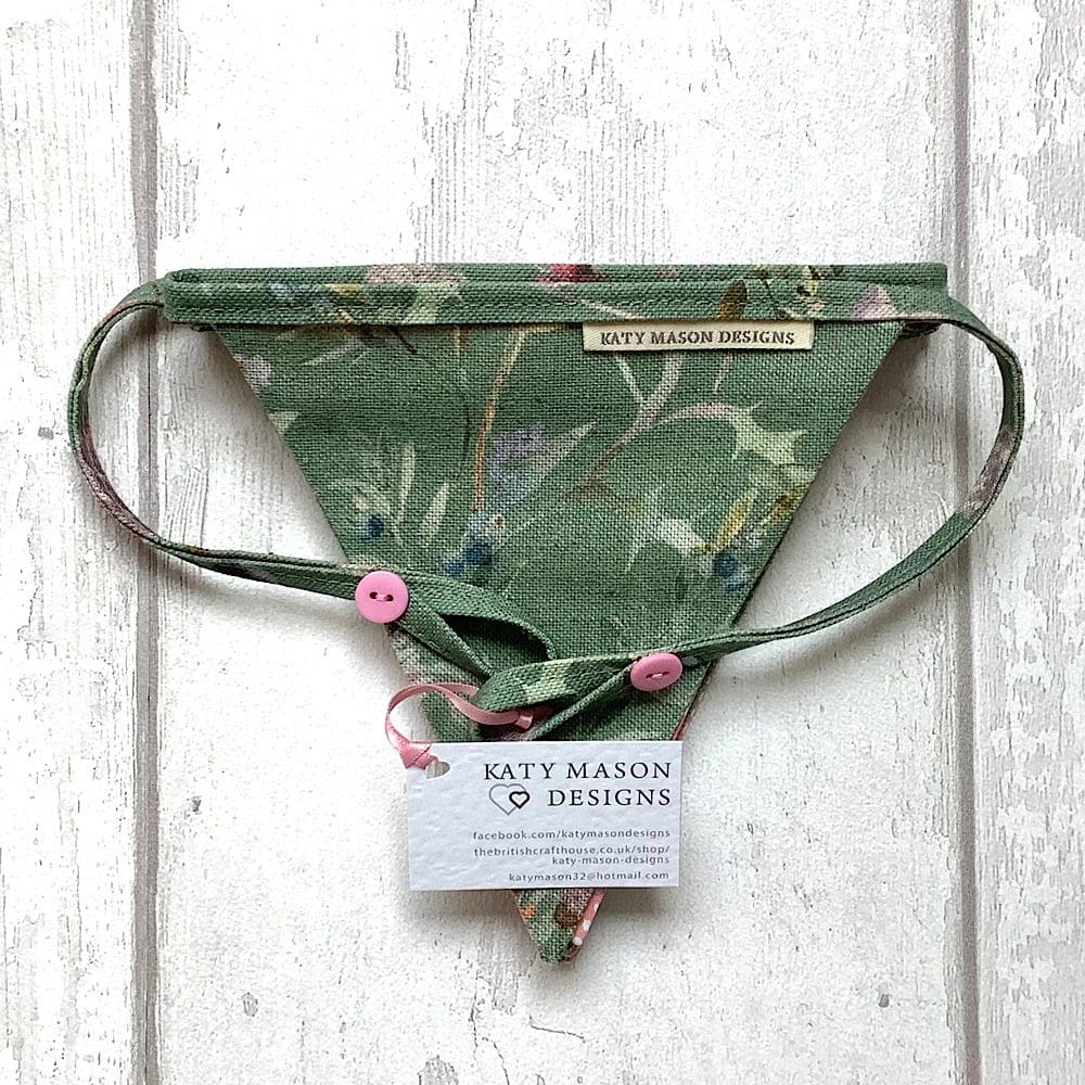 Green Floral Bunting