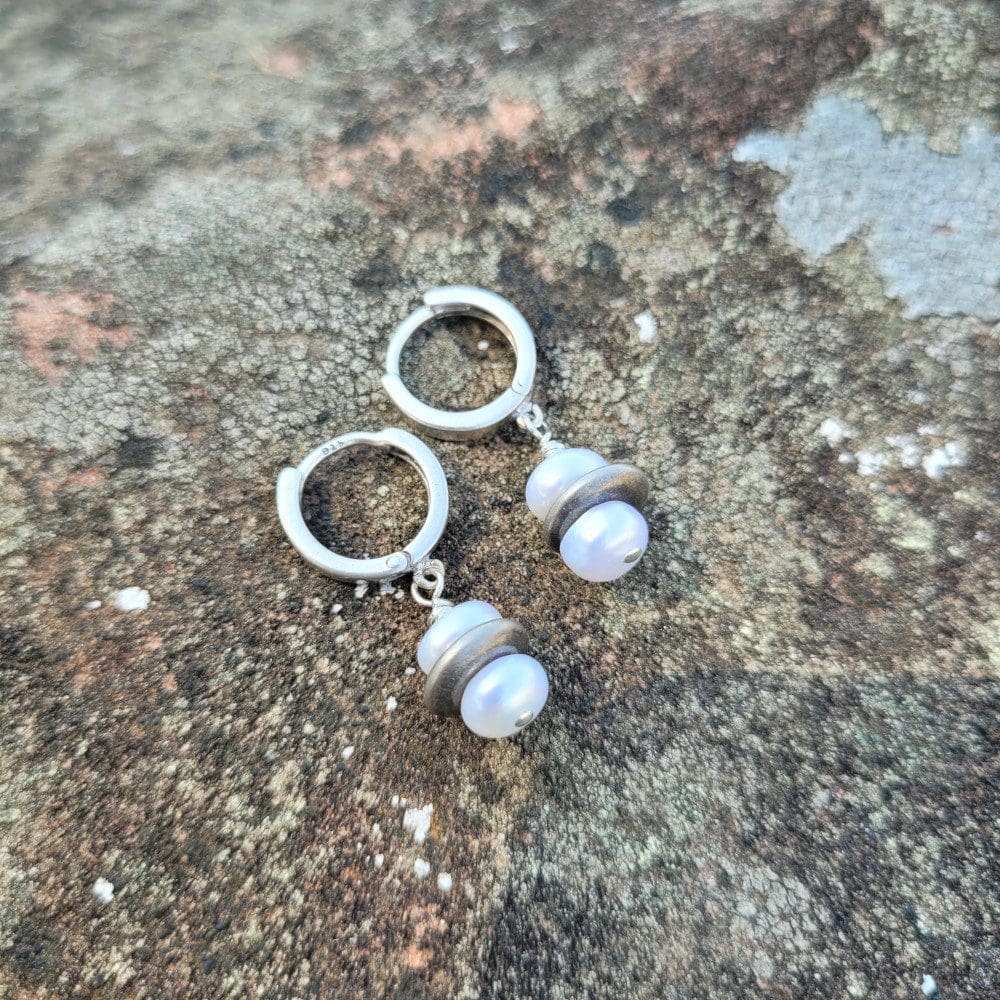 Silver & Pearl Earrings
