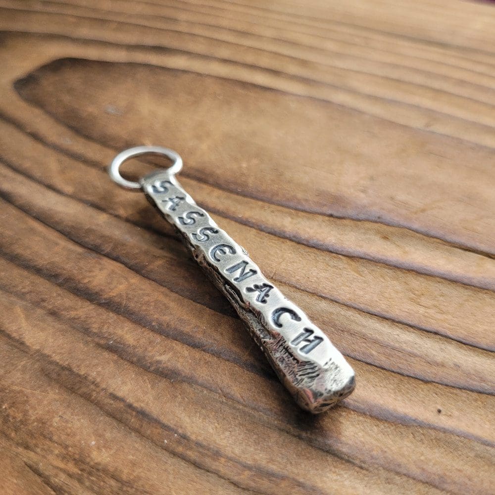 silver Sassenach pendant