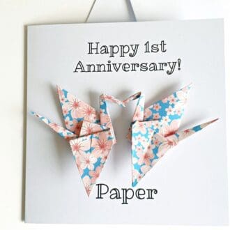 handmade-unique-1st-first-wedding-anniversary-card-origami-cranes