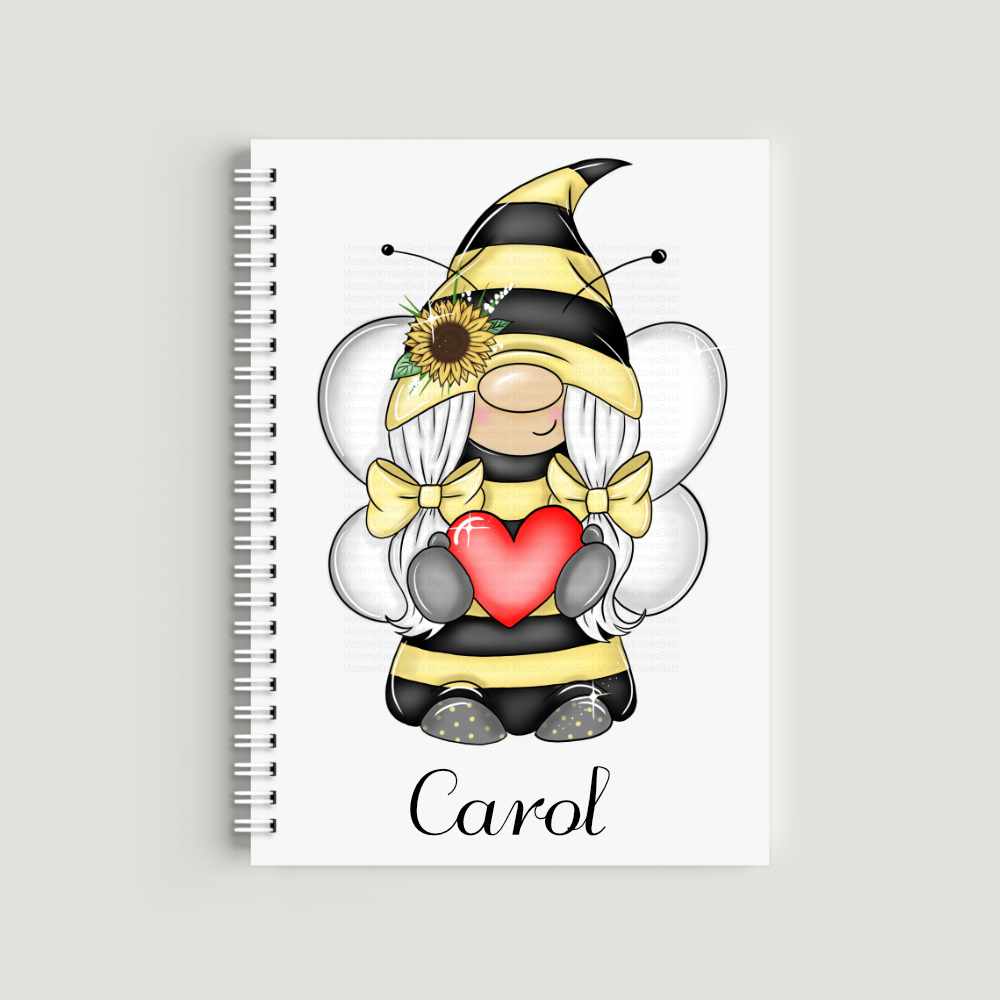Bee Gonk with love heart Notebook