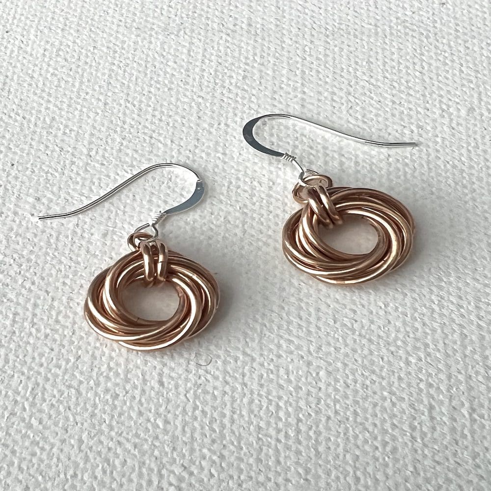 Bronze-Mobius-Earrings-
