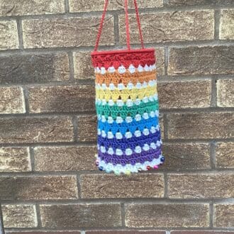 Crochet Rainbow Lantern
