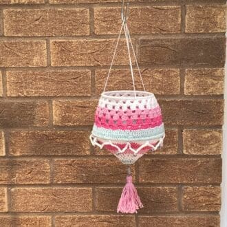 Crochet lantern