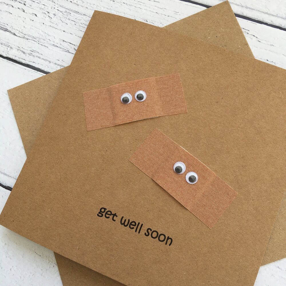 Crofts Crafts get well soon card