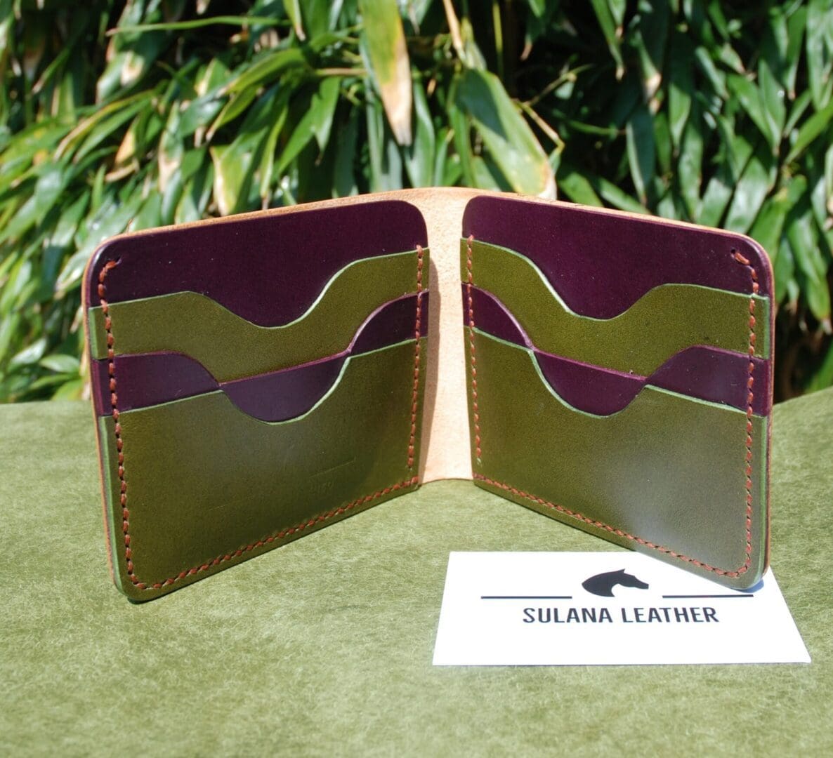 Italian leather, handmade, wallet, modern