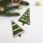 Two brooch bundle (Christmas tree brooch + snowy tree brooch) +£7.05