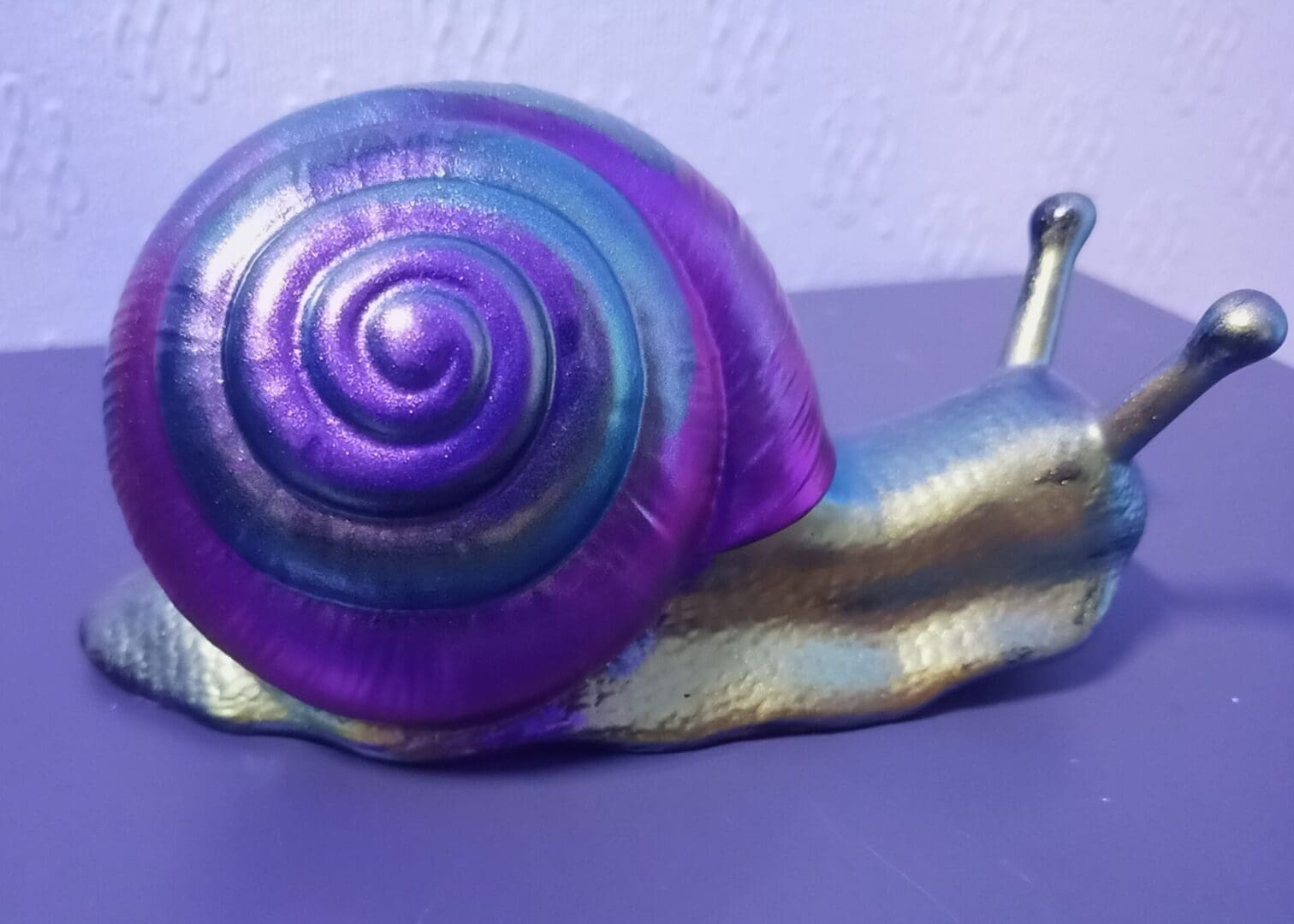 Large Ornamental Snail Paperweight.