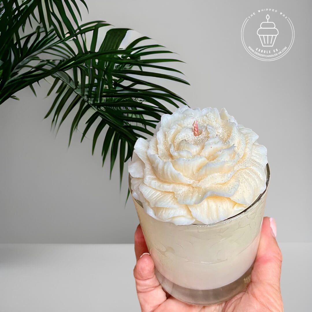 Vanilla Cream Dessert Candle with Whipped Wax