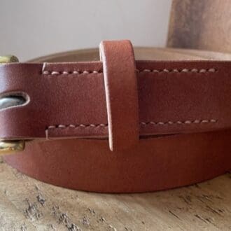 Handmade leather belt size 38"-42"