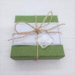 Gift wrap (string + handmade glass keepsake) +£3.95