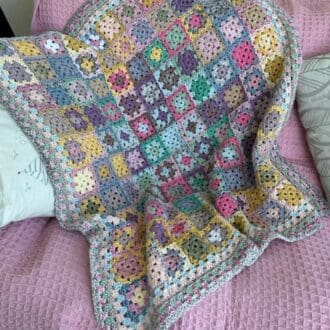 crocheted blanket