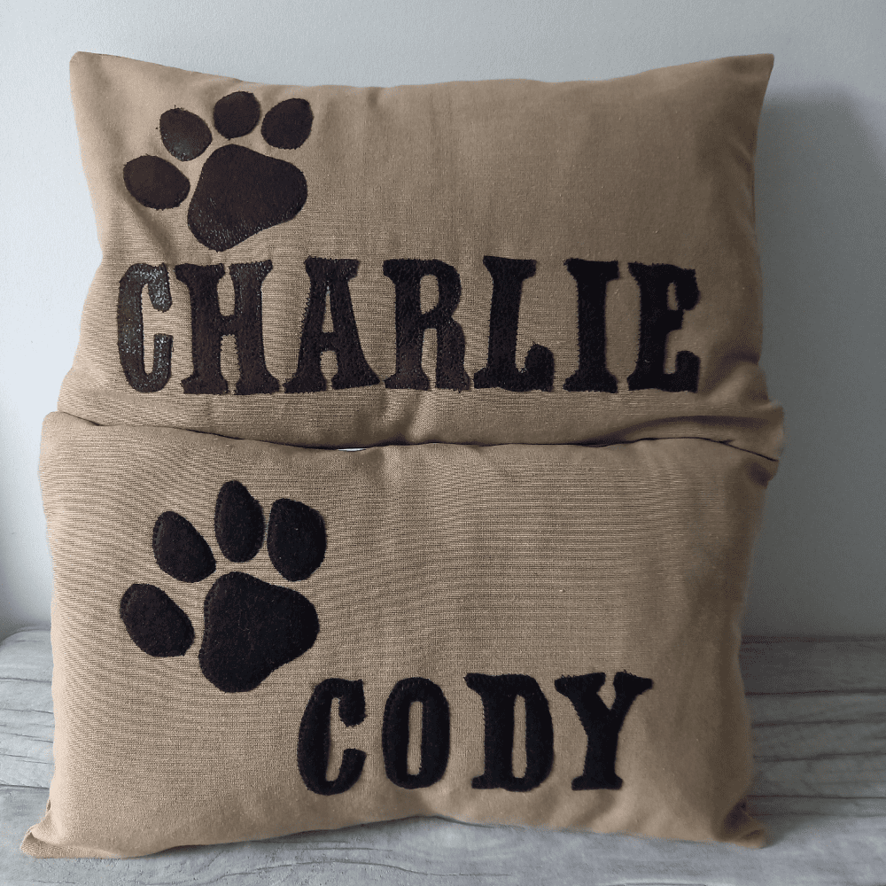 dog cushion pair or group
