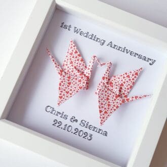 origami-paper-cranes-personalised-handmade-1st-wedding-anniversary-gift-frame