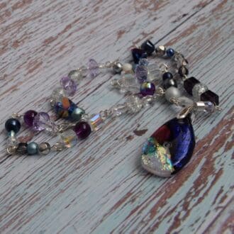 handmade dichroic necklace gift