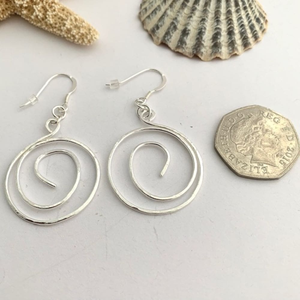 925 Sterling Silver Wire Hoop Earrings