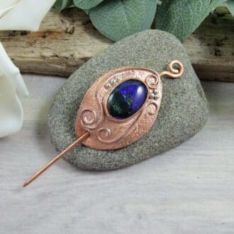 Artisan-Made_Dichroic_Glass_andCopper_Shawl_Pin