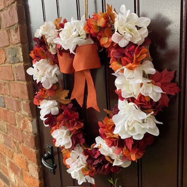 Heart-shaped-autumnal-front-door-wreath