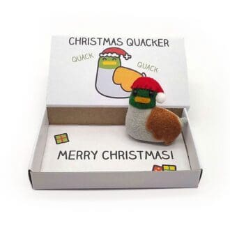 This cute, handmade Christmas gift if the perfect stocking filler for an anaimal lover or bird lover this holiday season! Make someone smile with this funny, quirky duck gift!
