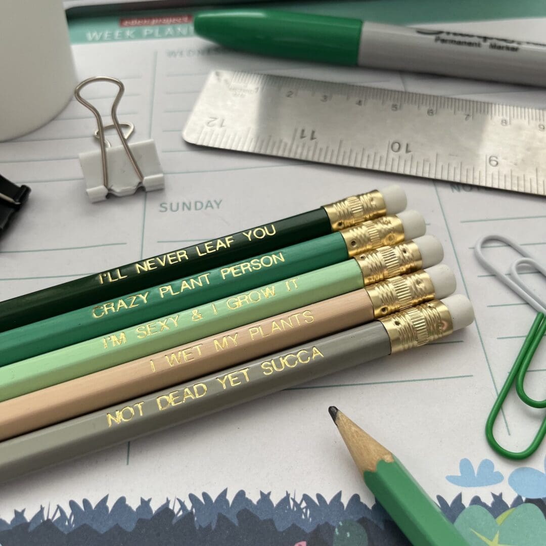 The Plant Lover's Pencil Set