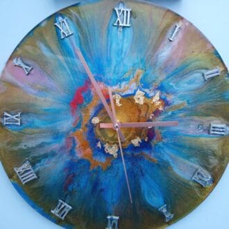 Large Geode Style Clock