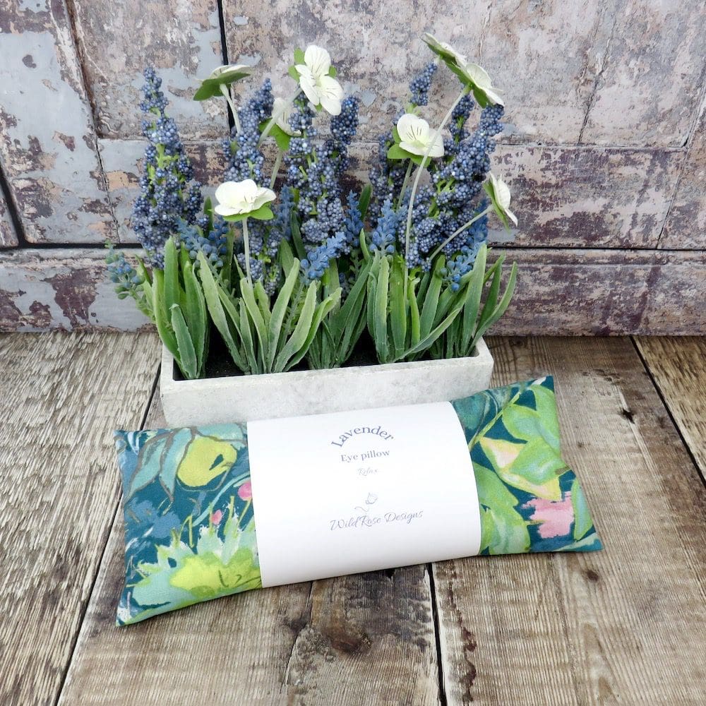 Handmade lavender and flax filled eye pillows