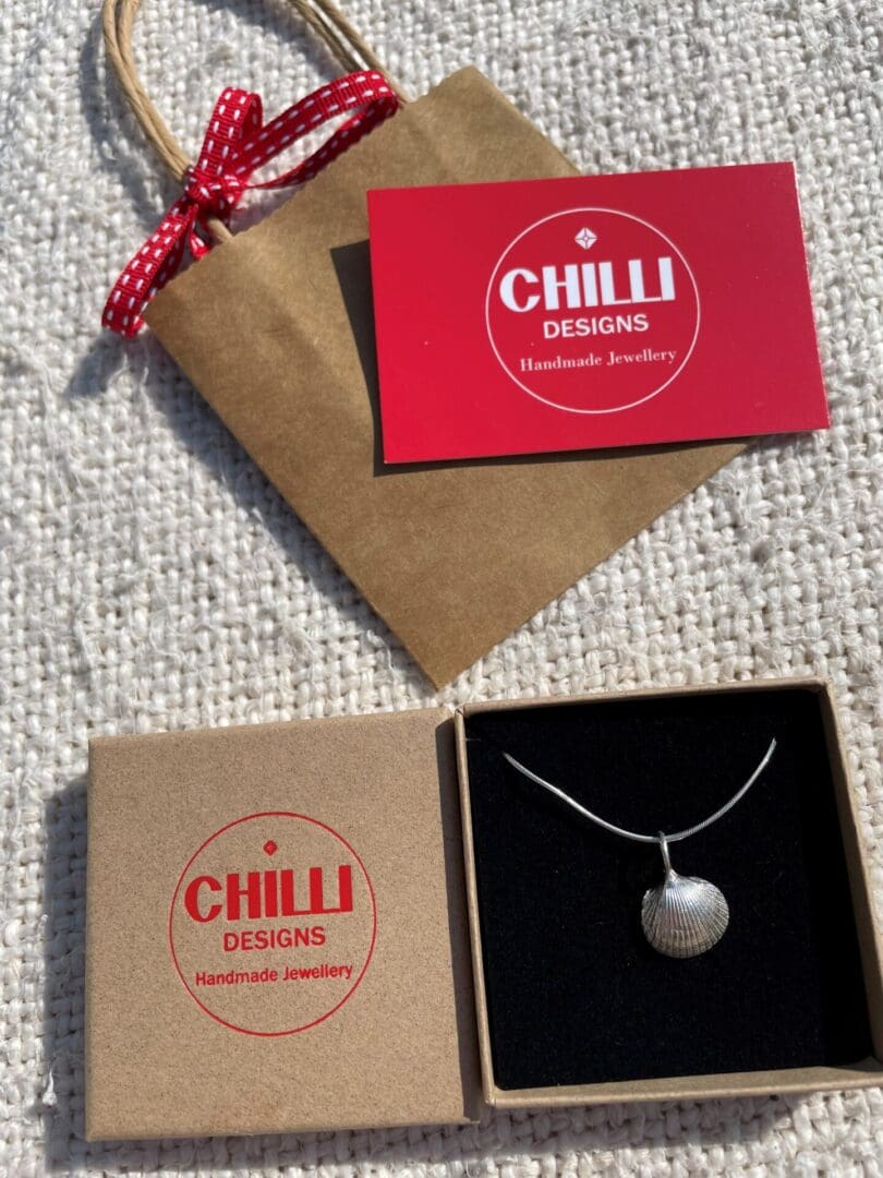 Chilli Designs cockle shell necklace